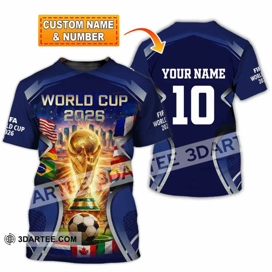 Unisex Shirt - Custom FIFA World Cup 2026 3D Shirt T-shirt