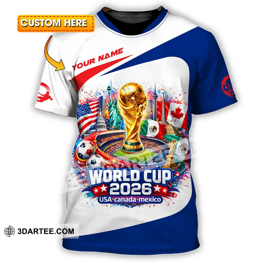 Unisex Shirt - Custom FIFA World Cup 2026 3D Shirt T-shirt