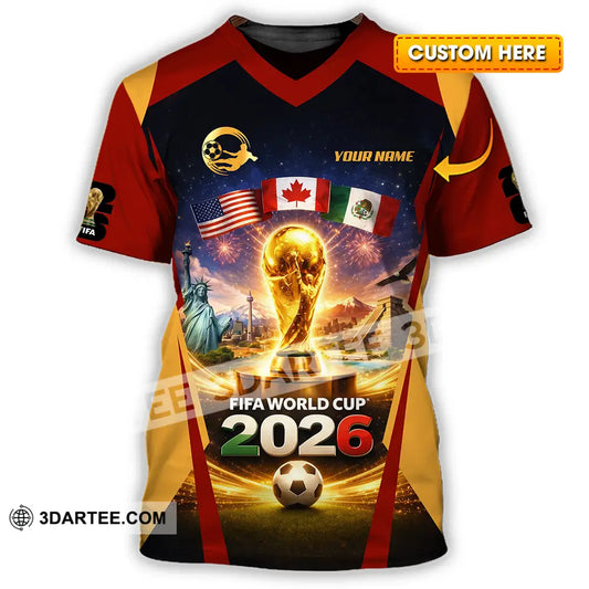 Unisex Shirt - Custom Fifa World Cup 2026 3D Shirt T-shirt