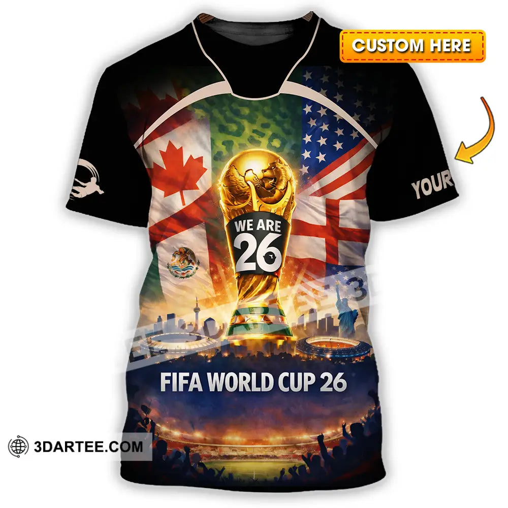 Unisex Shirt - Custom FIFA World Cup 2026 3D Shirt T-shirt