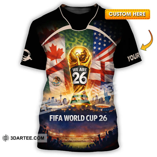 Unisex Shirt - Custom FIFA World Cup 2026 3D Shirt T-shirt