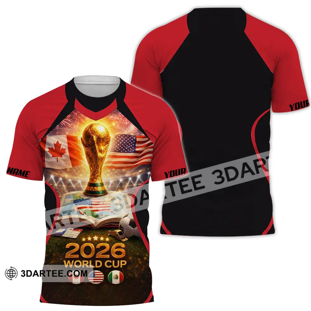Unisex Shirt - Custom FIFA World Cup 2026 3D Shirt T-Shirt / S T-shirt