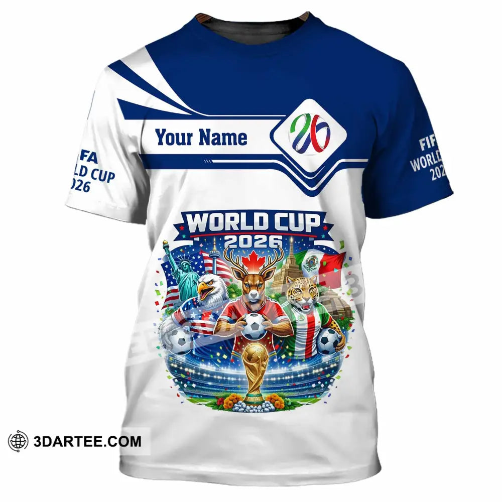 Unisex Shirt - Custom FIFA World Cup 2026 3D Shirt T-Shirt / S T-shirt