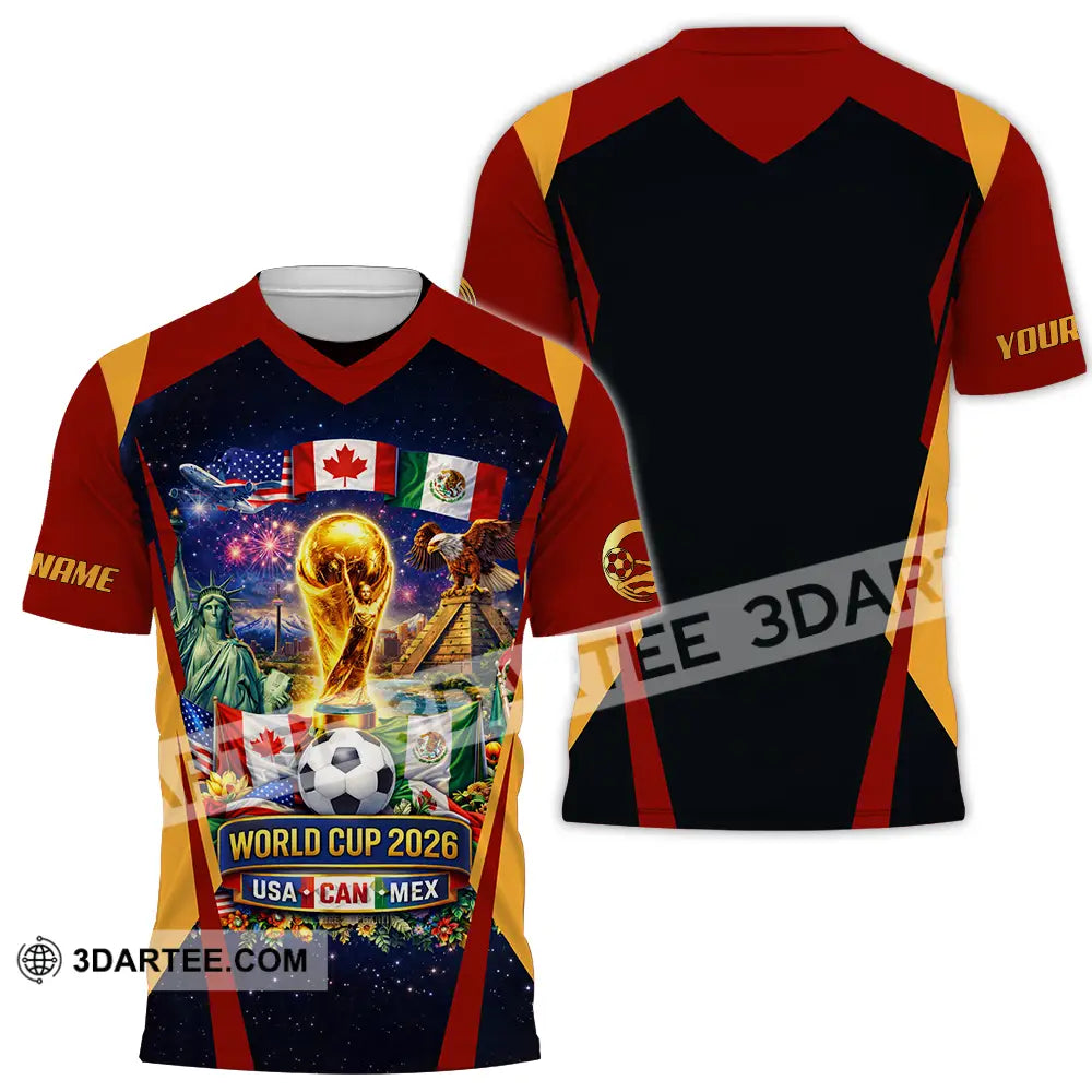 Unisex Shirt - Custom FIFA World Cup 2026 3D Shirt T-Shirt / S T-shirt