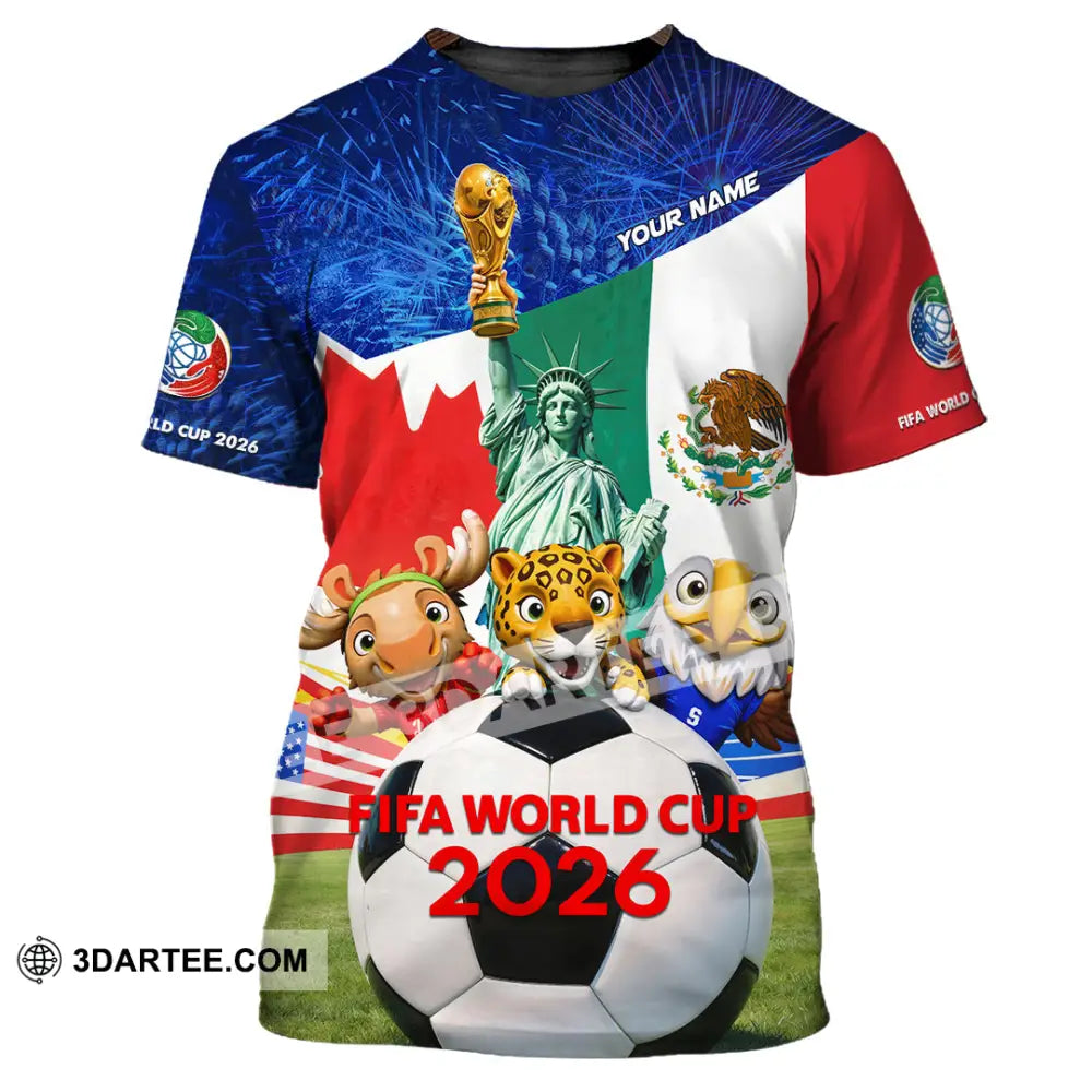 Unisex Shirt - Custom FIFA World Cup 2026 3D Shirt T-Shirt / S T-shirt