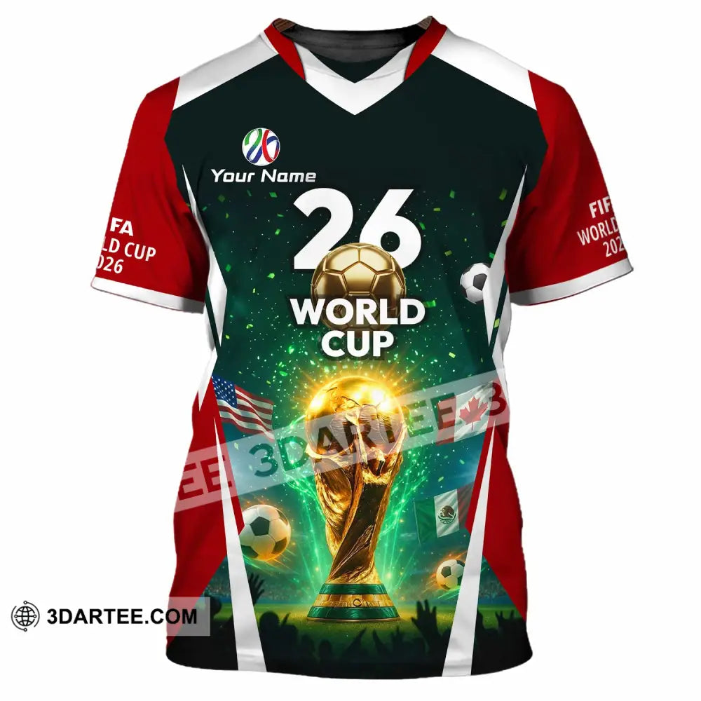 Unisex Shirt - Custom Fifa World Cup 2026 3D Shirt T-Shirt / S T-shirt