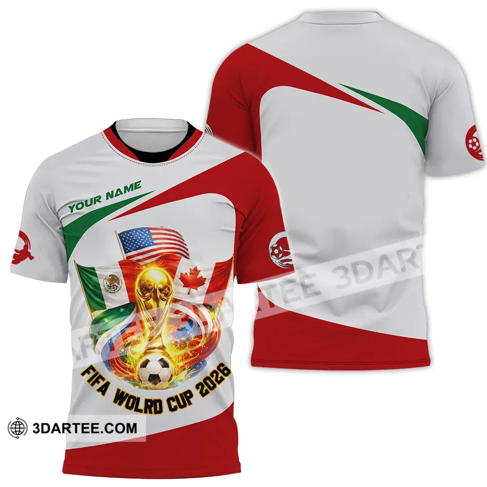 Unisex Shirt - Custom FIFA World Cup 2026 3D Shirt T-Shirt / S T-shirt