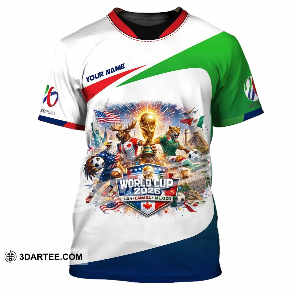 Unisex Shirt - Custom FIFA World Cup 2026 3D Shirt T-Shirt / S T-shirt