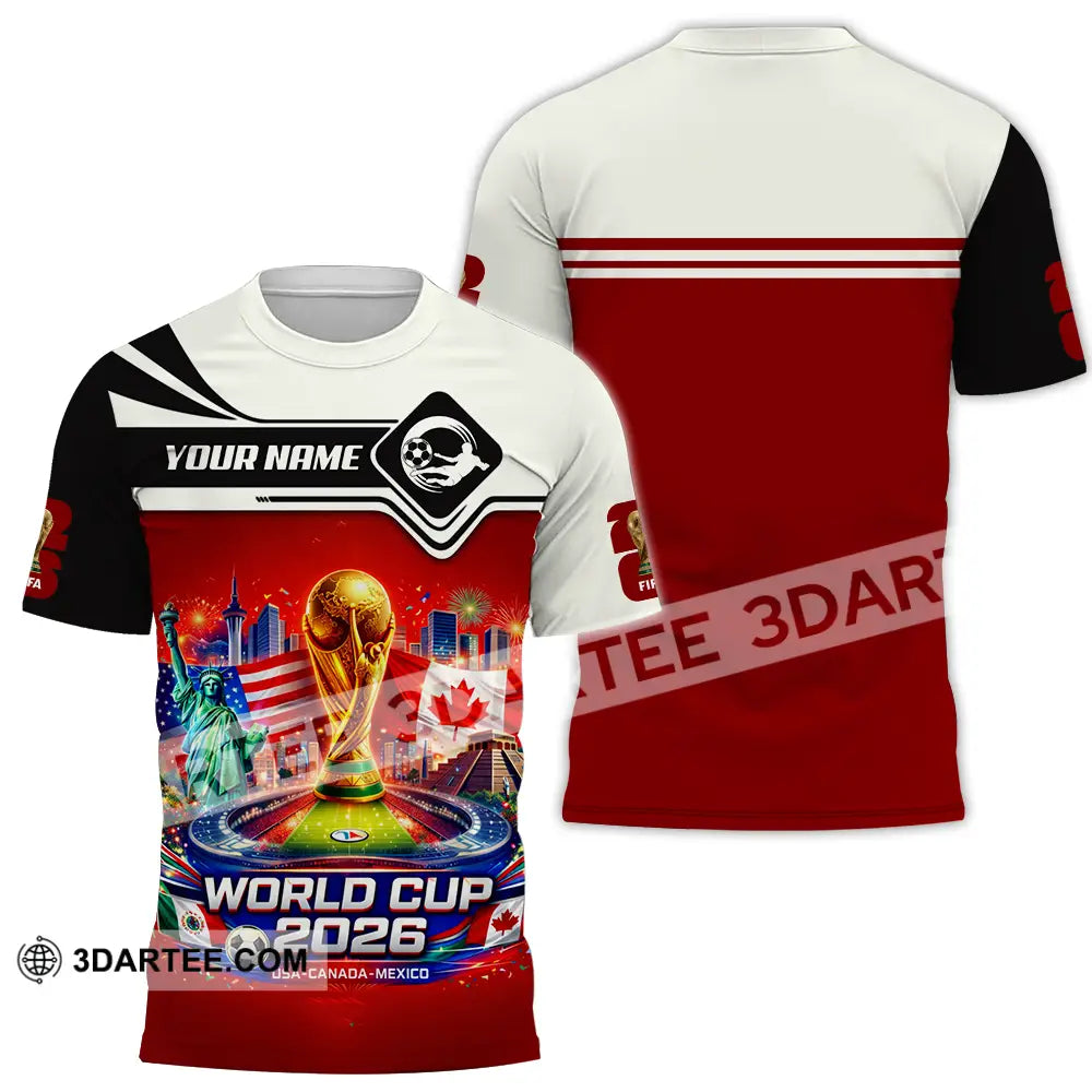 Unisex Shirt - Custom FIFA World Cup 2026 3D Shirt T-Shirt / S T-shirt