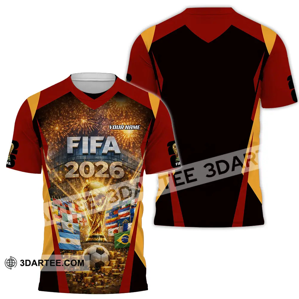 Unisex Shirt - Custom FIFA World Cup 2026 3D Shirt T-Shirt / S T-shirt