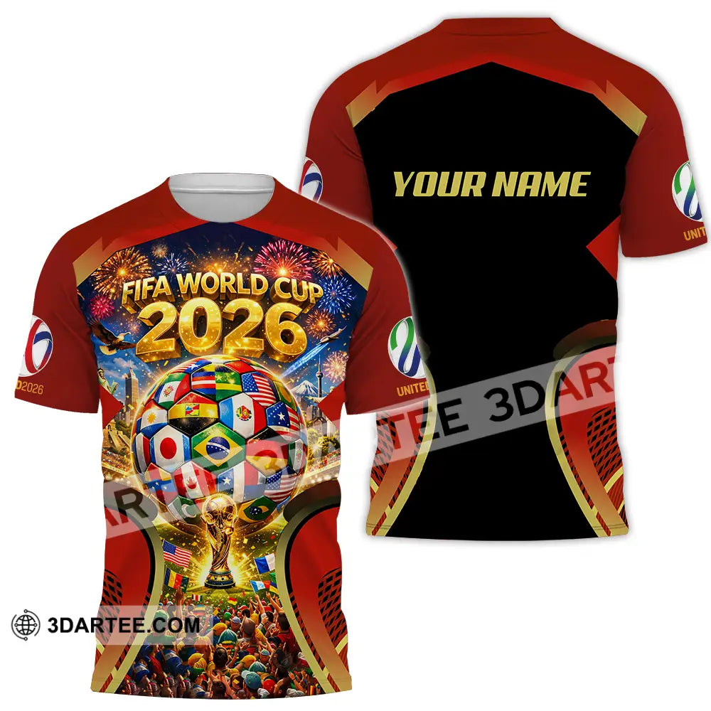 Unisex Shirt - Custom FIFA World Cup 2026 3D Shirt T-Shirt / S T-shirt