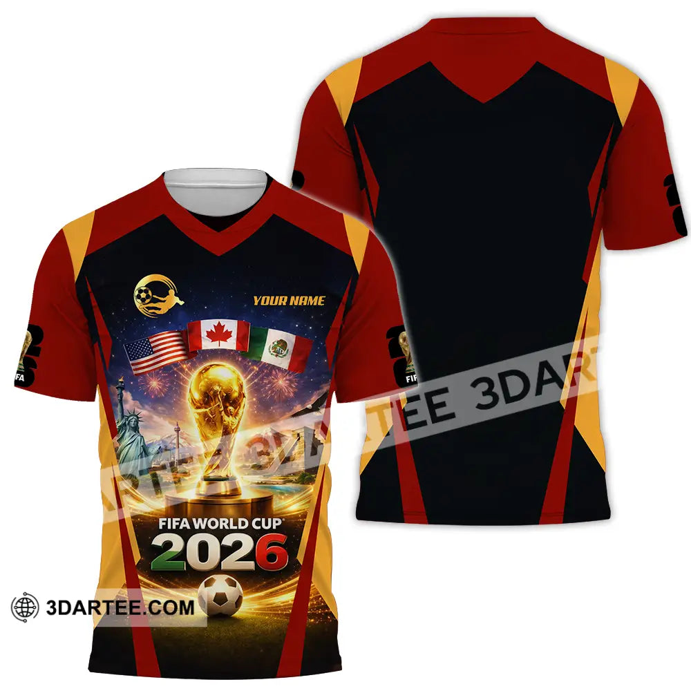Unisex Shirt - Custom Fifa World Cup 2026 3D Shirt T-Shirt / S T-shirt