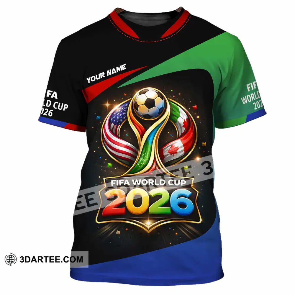 Unisex Shirt - Custom Fifa World Cup 2026 3D Shirt - T-Shirt / S - T-shirt