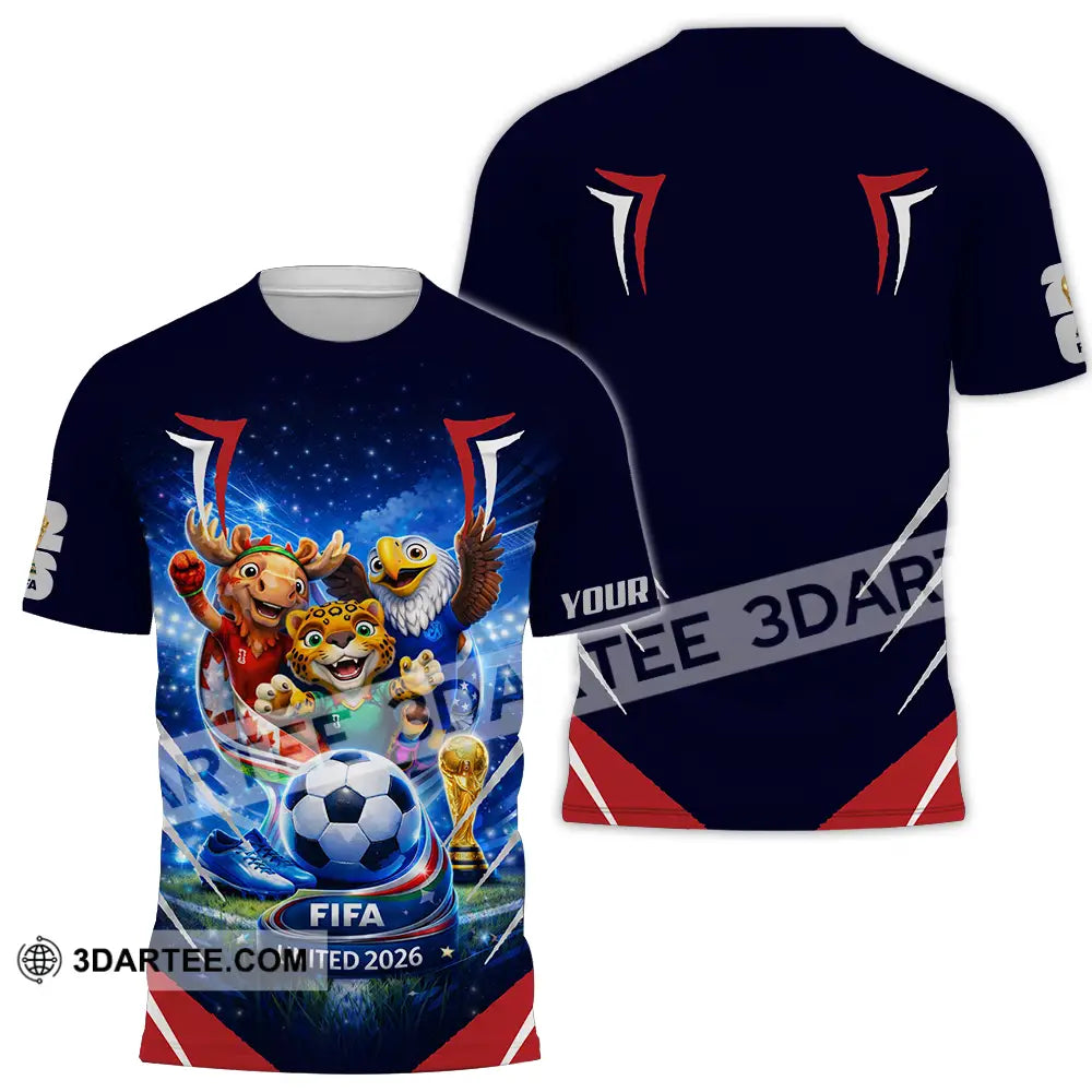 Unisex Shirt - Custom FIFA World Cup 2026 3D Shirt T-Shirt / S T-shirt