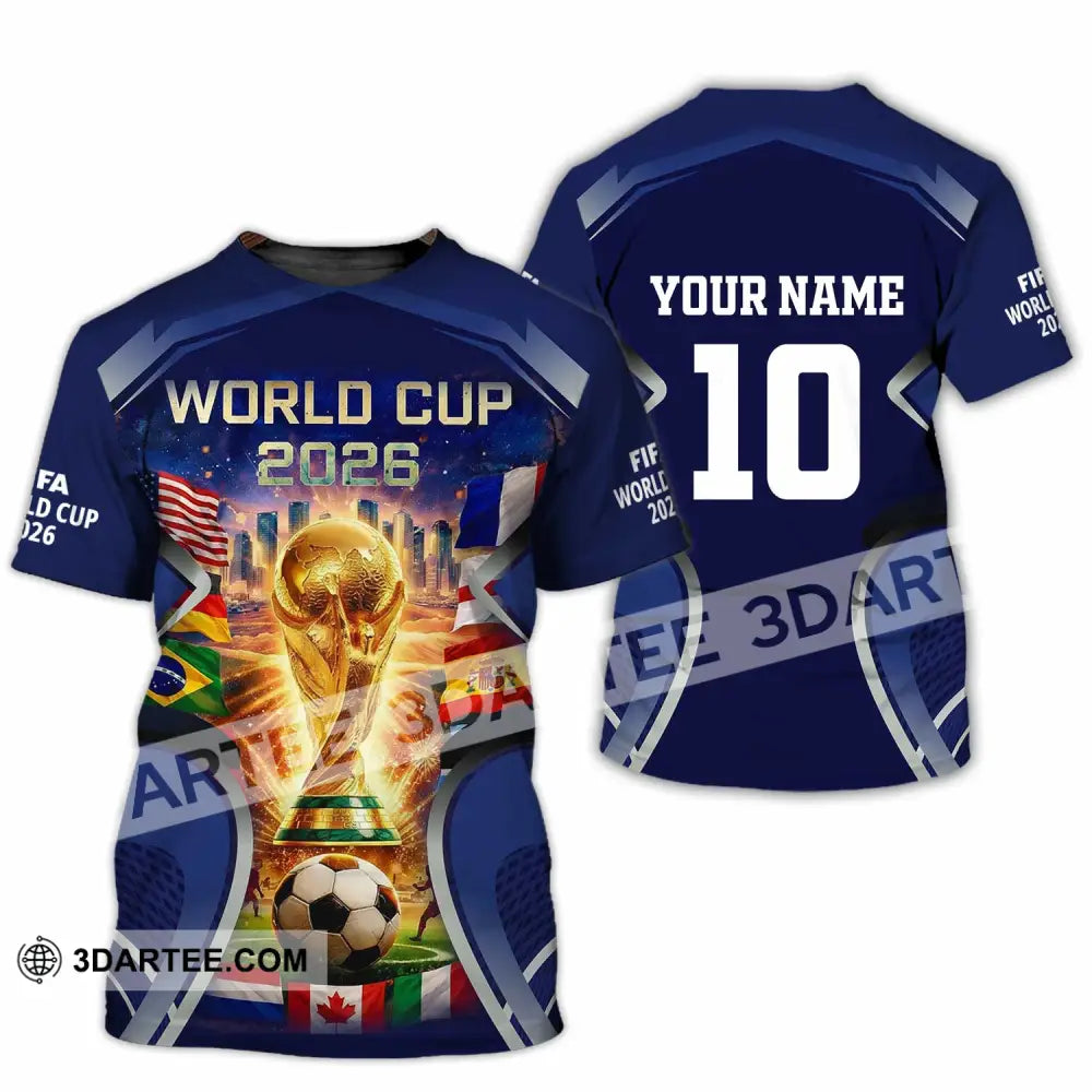 Unisex Shirt - Custom FIFA World Cup 2026 3D Shirt T-Shirt / S T-shirt
