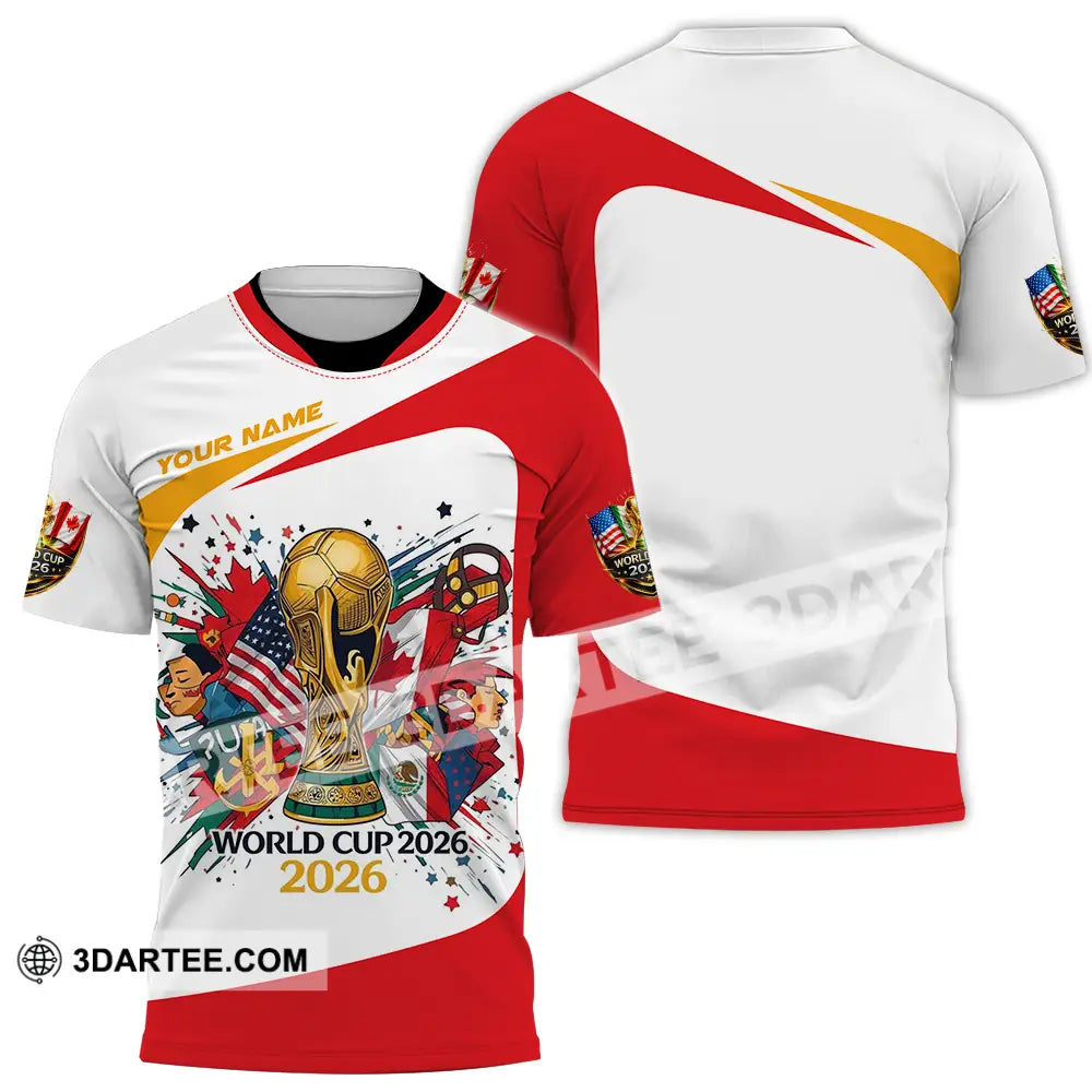 Unisex Shirt - Custom FIFA World Cup 2026 3D Shirt T-Shirt / S T-shirt