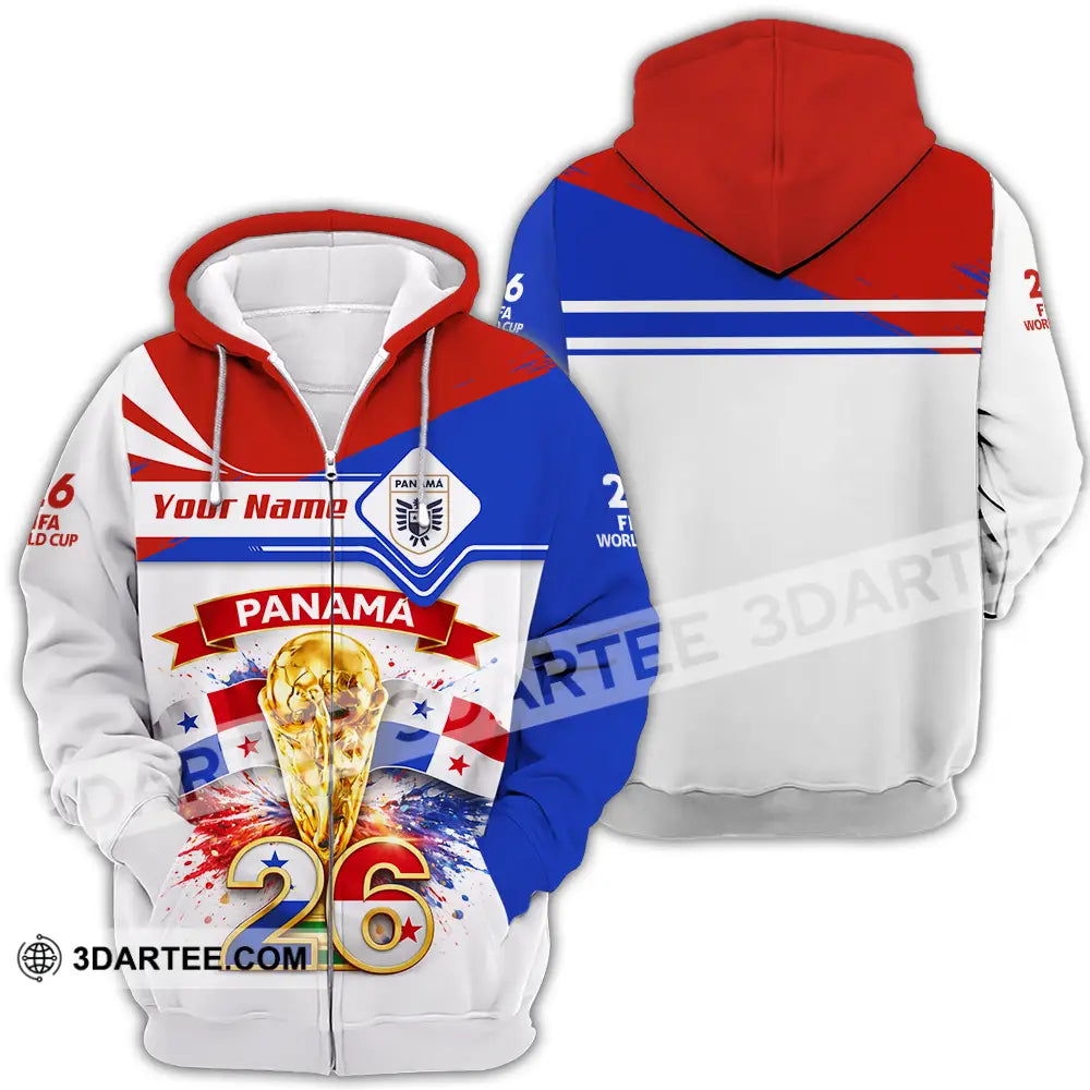 Unisex Shirt - Custom Fifa World Cup 2026 3D Shirt - Zipper Hoodie / S - T-shirt