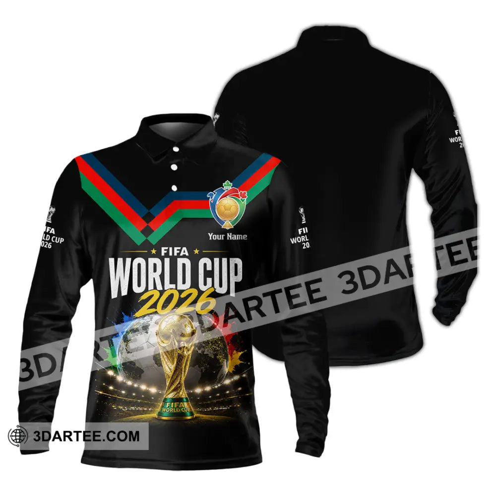 Unisex Shirt - Custom FIFA World Cup 2026 Shirt - Long Sleeve Polo / S - T-shirt