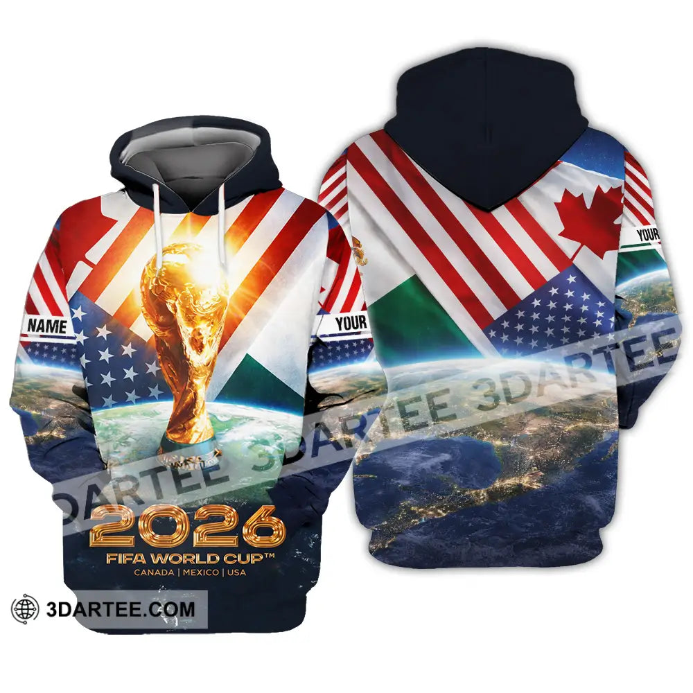Unisex Shirt - Custom Fifa World Cup 2026 3D Shirt Hoodie / S T-shirt