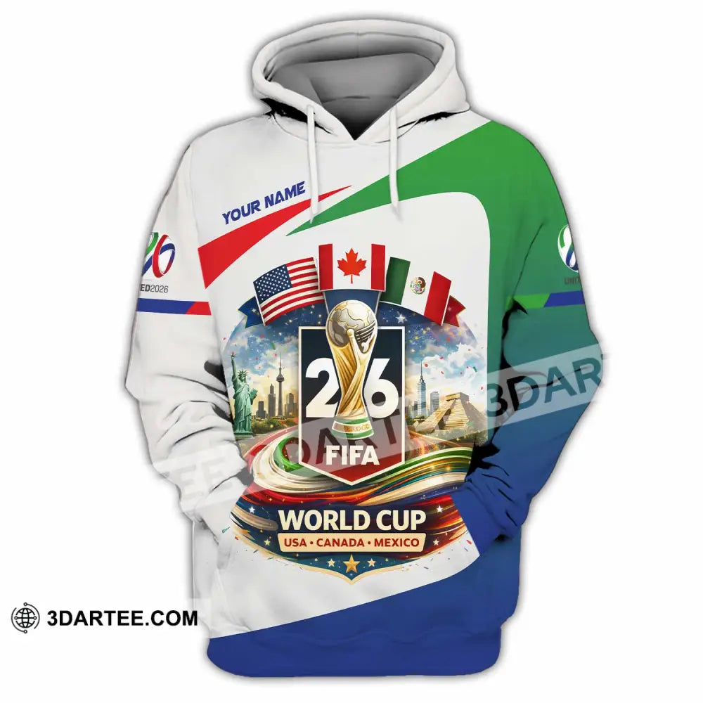 Unisex Shirt - Custom Fifa World Cup 2026 3D Shirt Hoodie / S T-shirt