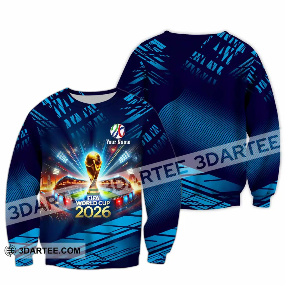 Unisex Shirt - Custom Fifa World Cup 2026 3D Shirt Long Sleeve / S T-shirt