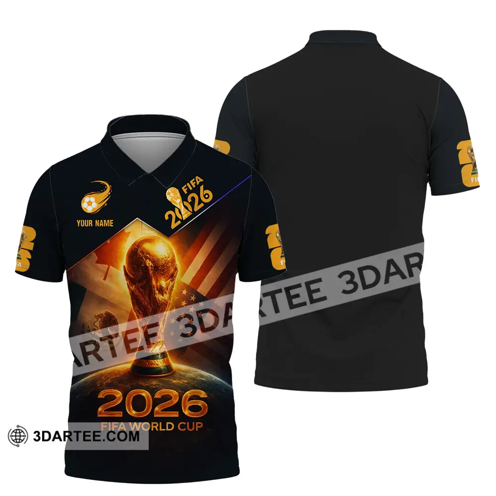 Unisex Shirt - Custom Fifa World Cup 2026 3D Shirt Polo Shirt / S T-shirt