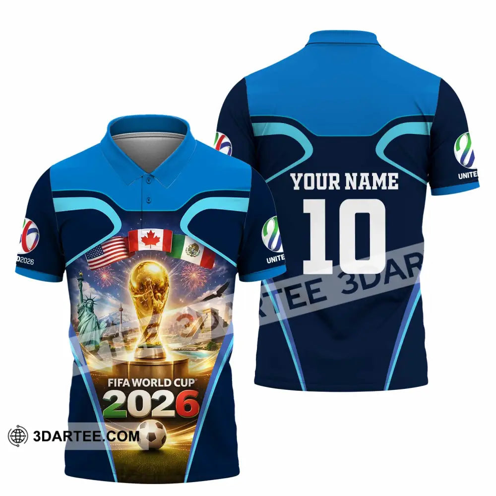 Unisex Shirt - Custom Fifa World Cup 2026 3D Shirt Polo Shirt / S T-shirt