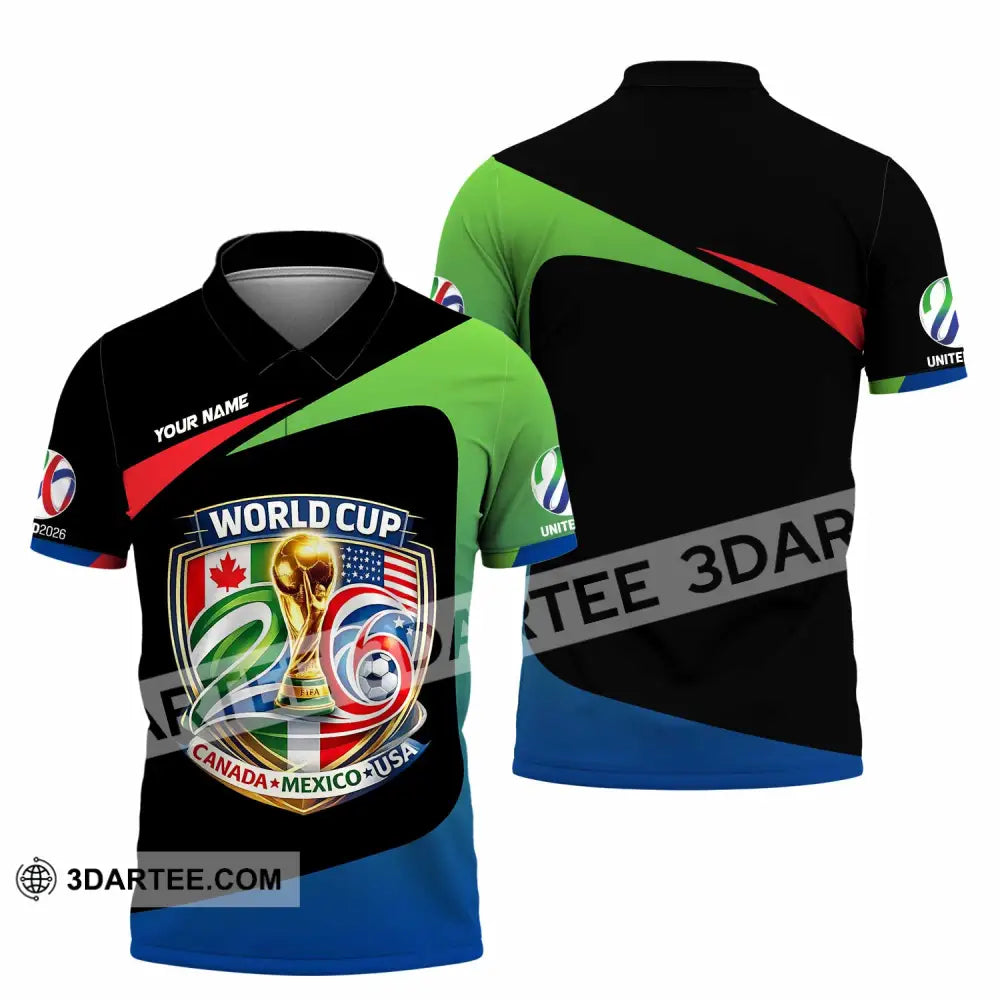 Unisex Shirt - Custom Fifa World Cup 2026 3D Shirt Polo Shirt / S T-shirt