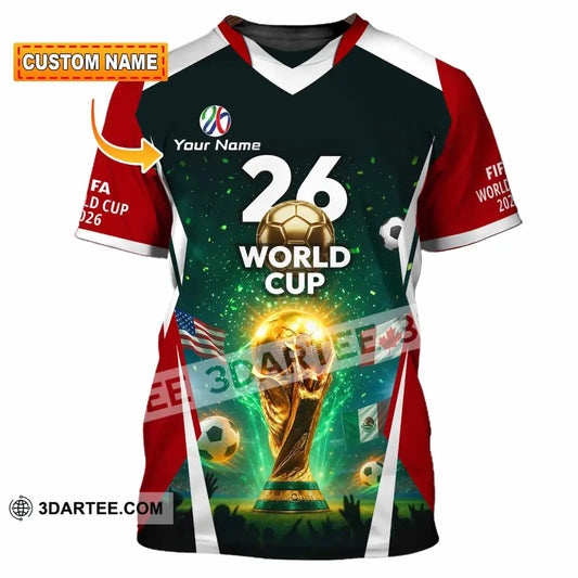Unisex Shirt - Custom Fifa World Cup 2026 3D Shirt T-shirt