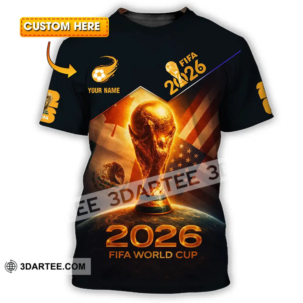 Unisex Shirt - Custom Fifa World Cup 2026 3D Shirt T-shirt