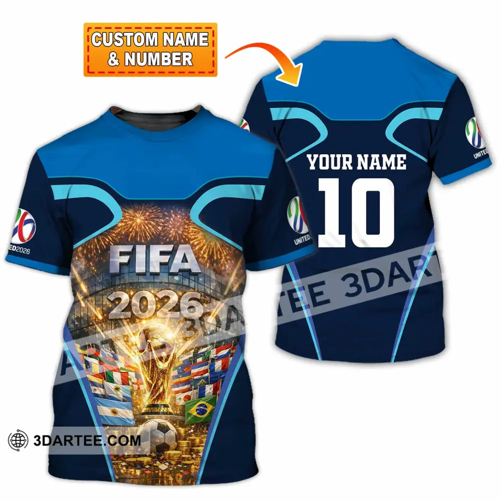 Unisex Shirt - Custom Fifa World Cup 2026 3D Shirt T-shirt