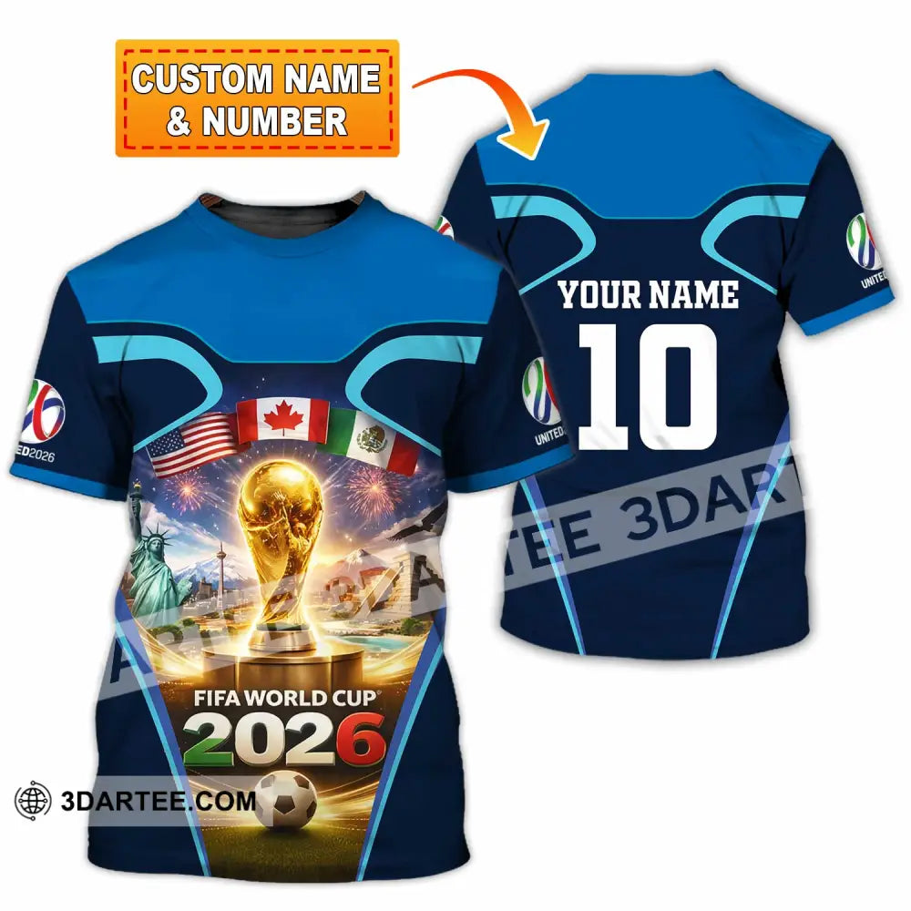 Unisex Shirt - Custom Fifa World Cup 2026 3D Shirt T-shirt