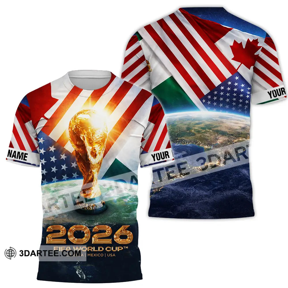 Unisex Shirt - Custom Fifa World Cup 2026 3D Shirt T-Shirt / S T-shirt