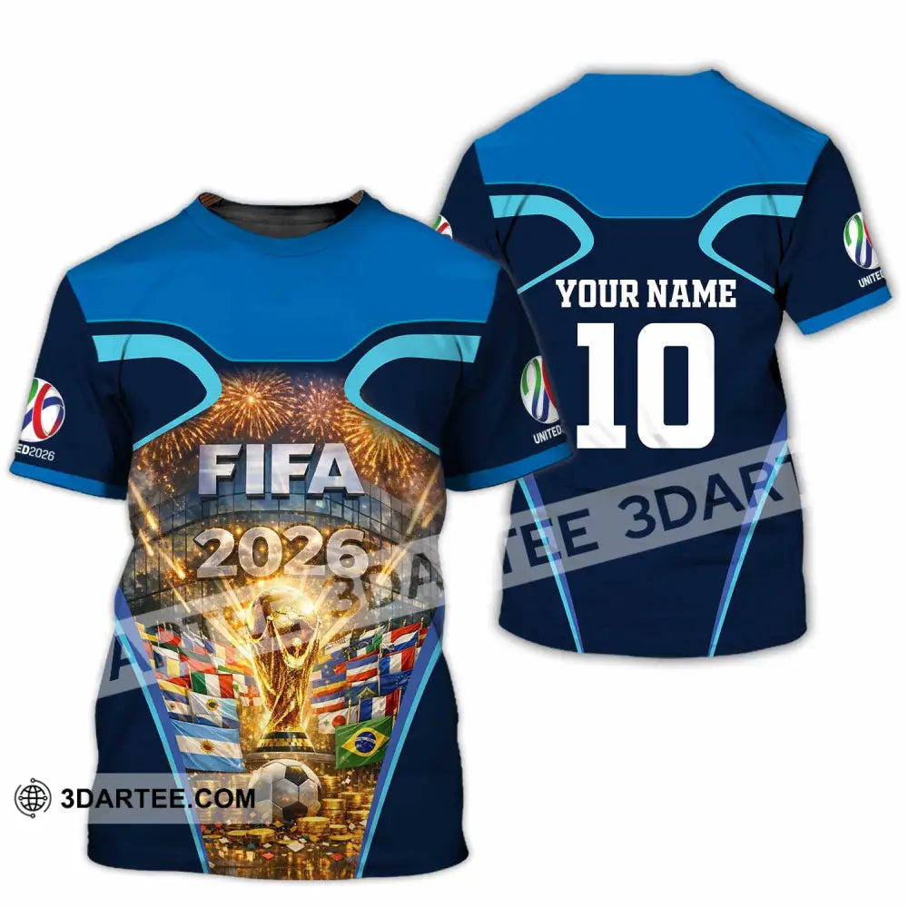 Unisex Shirt - Custom Fifa World Cup 2026 3D Shirt T-Shirt / S T-shirt