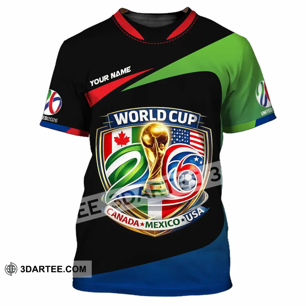 Unisex Shirt - Custom Fifa World Cup 2026 3D Shirt T-Shirt / S T-shirt