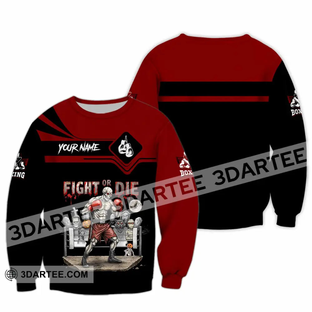 Unisex Shirt - Custom Fight Or Die Shirt Long Sleeve / S T-shirt