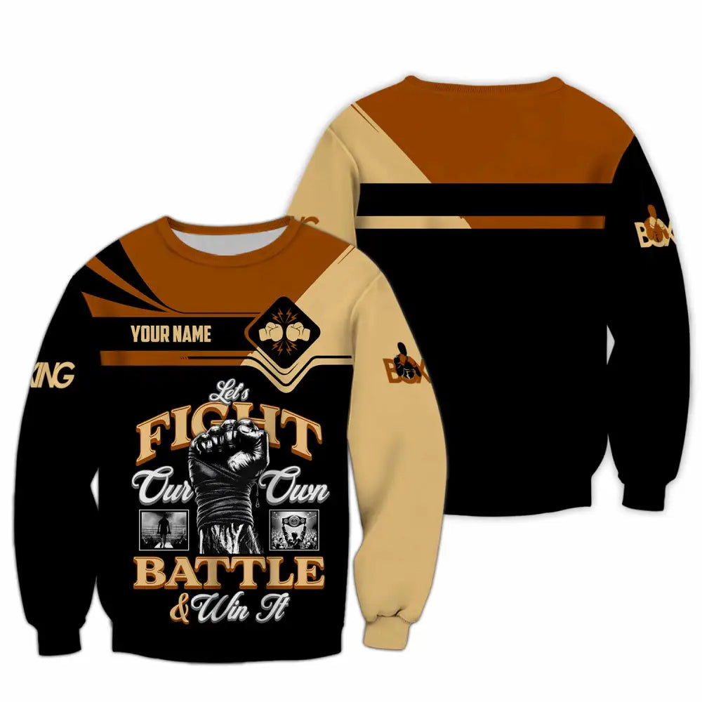 Unisex Shirt - Custom Fight Our Own Battles And Win Shirt Long Sleeve / S T-shirt