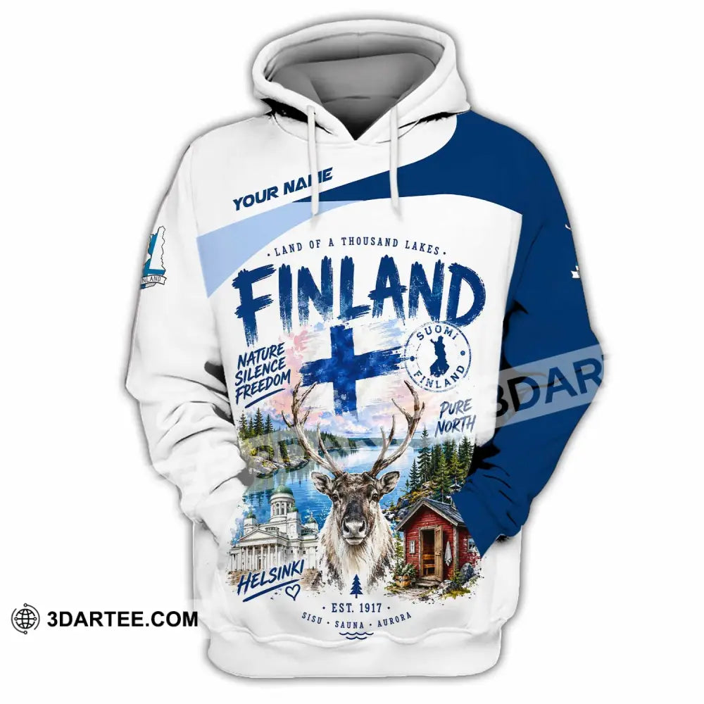 Unisex Shirt - Custom Finland Shirt - Hoodie / S - T-shirt