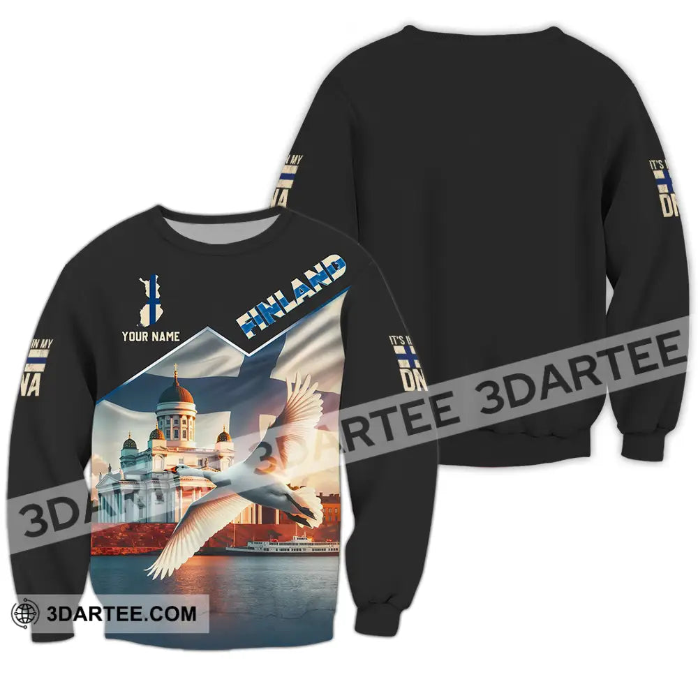 Unisex Shirt - Custom Finland Shirt Long Sleeve / S T-shirt