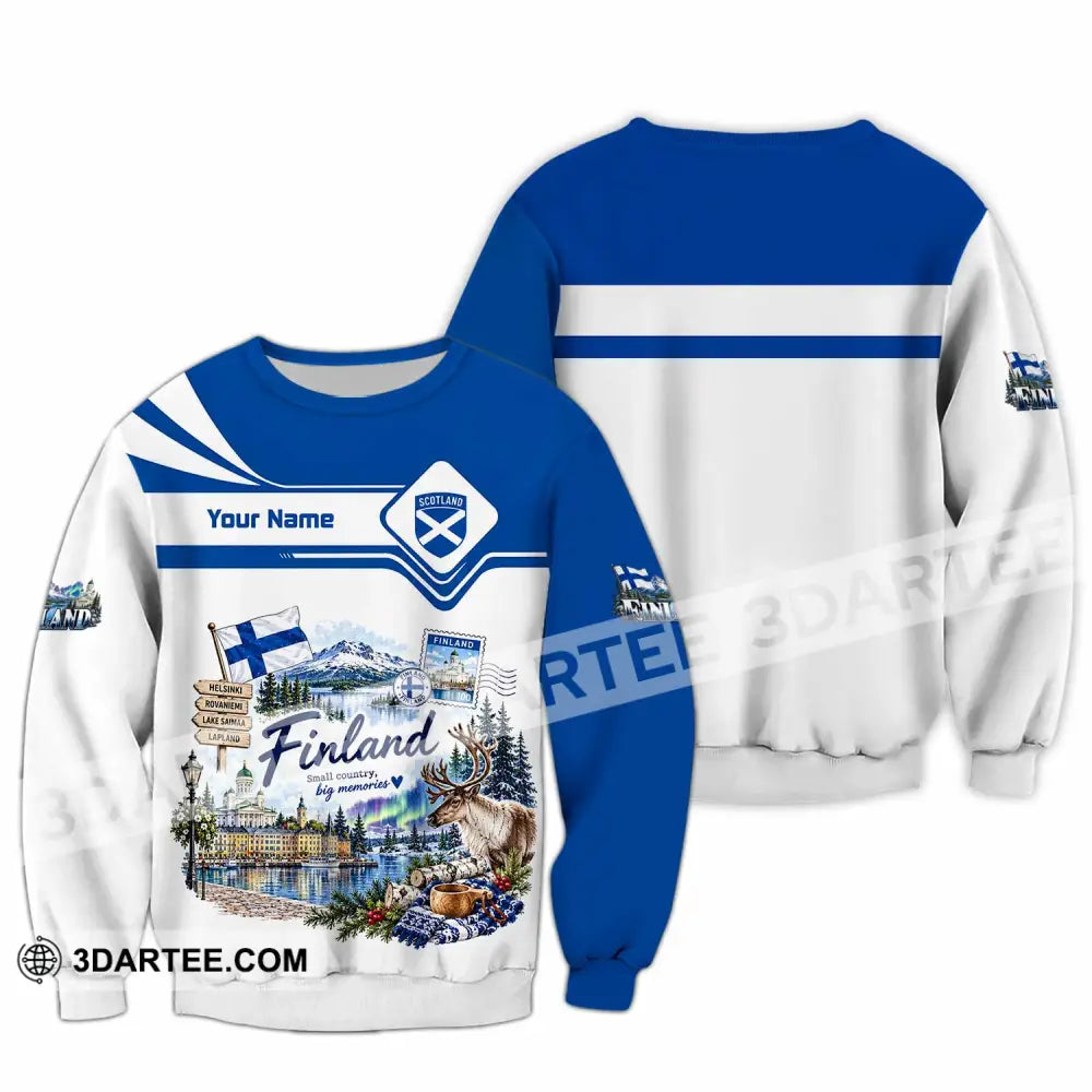Unisex Shirt - Custom Finland Shirt - Long Sleeve / S - T-shirt
