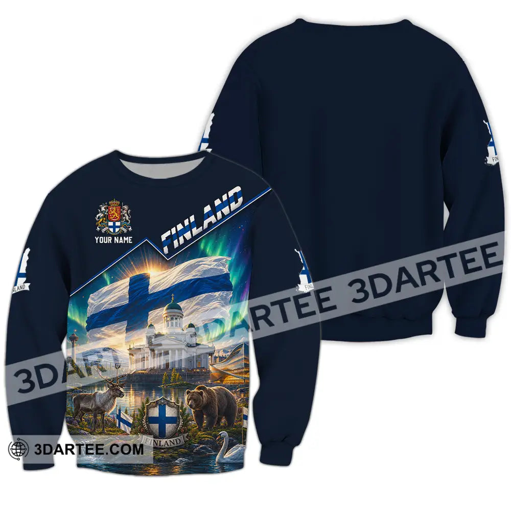 Unisex Shirt - Custom Finland Shirt - Long Sleeve / S - T-shirt