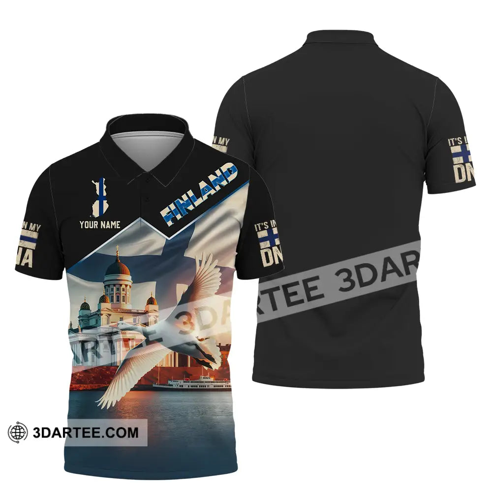 Unisex Shirt - Custom Finland Shirt Polo Shirt / S T-shirt