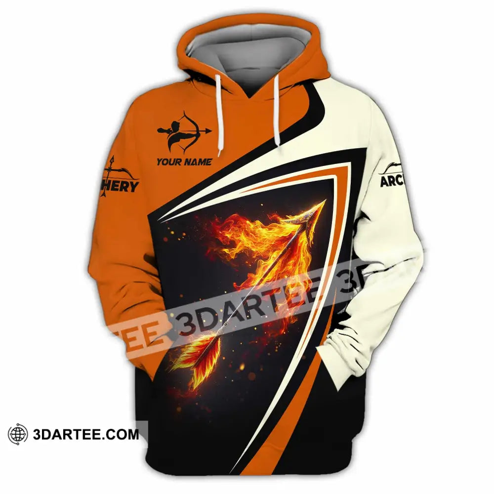 Unisex Shirt - Custom Fire Archery Lover Shirt Hoodie / S T-shirt