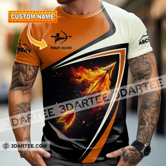 Unisex Shirt - Custom Fire Archery Lover Shirt T-shirt