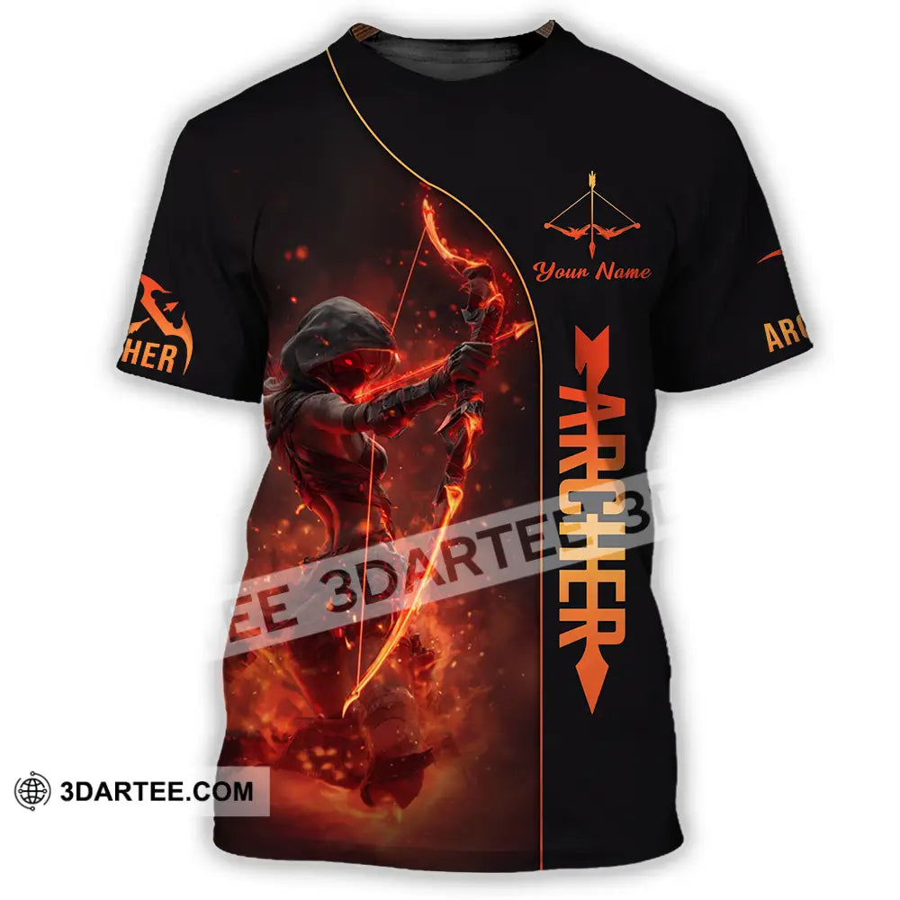 Unisex Shirt - Custom Fire Archery Shirt T-Shirt / S T-shirt