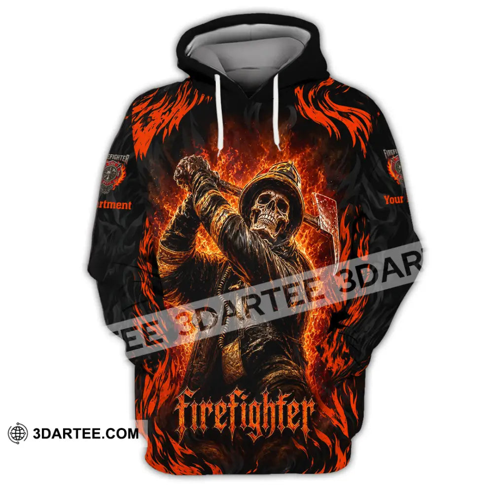Unisex Shirt - Custom Firefighter Shirt - Hoodie / S - T-shirt