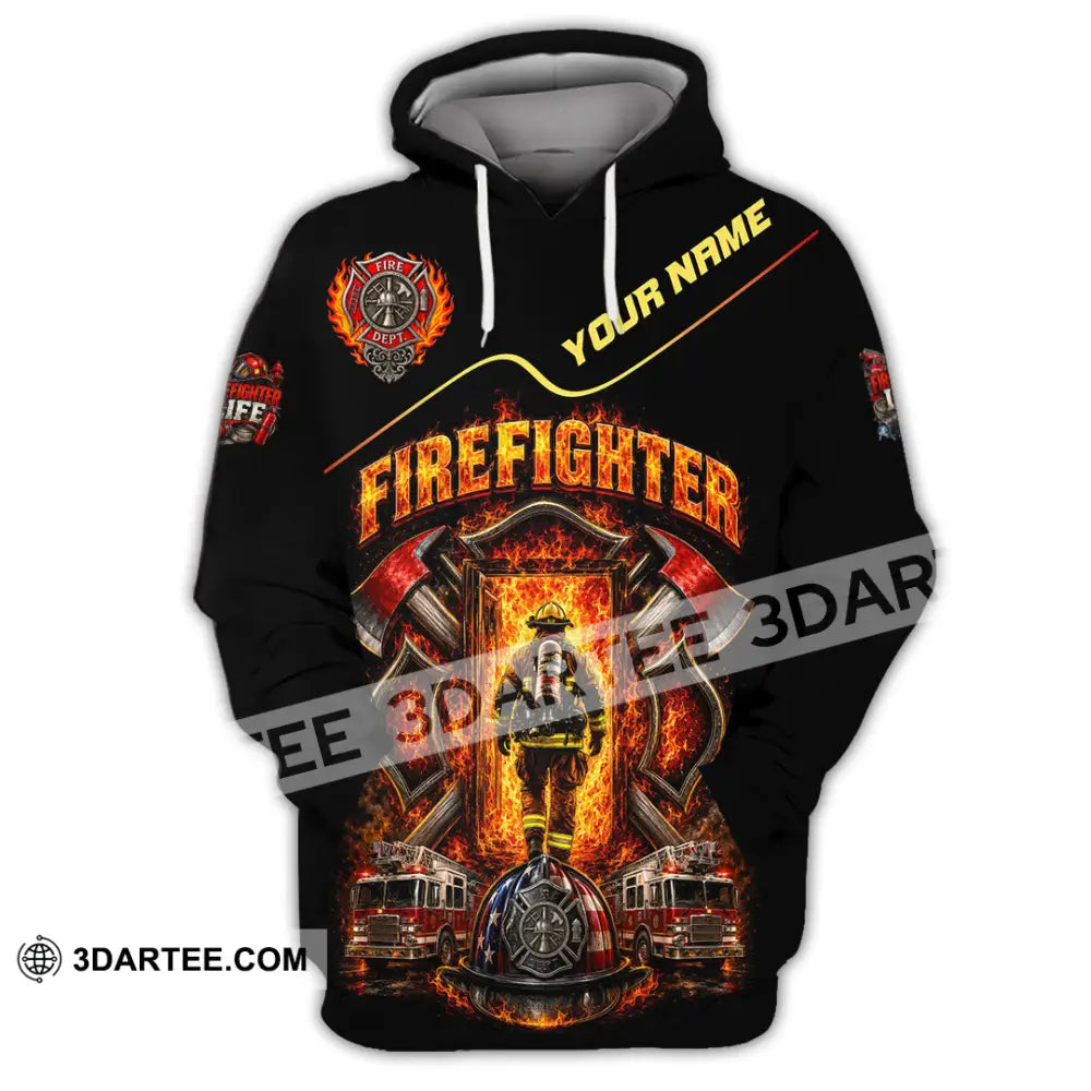 Unisex Shirt - Custom Firefighter Shirt - Hoodie / S - T-shirt
