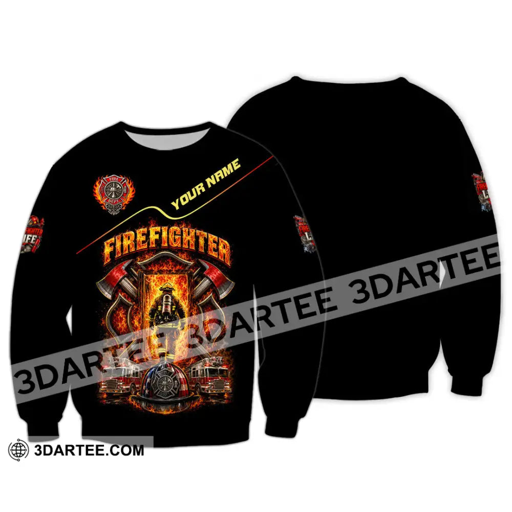 Unisex Shirt - Custom Firefighter Shirt - Long Sleeve / S - T-shirt