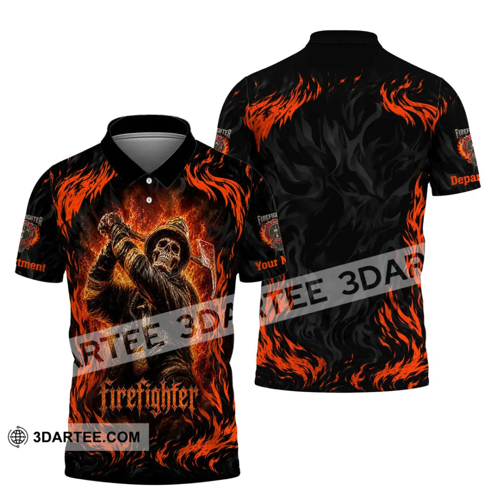 Unisex Shirt - Custom Firefighter Shirt - Polo Shirt / S - T-shirt