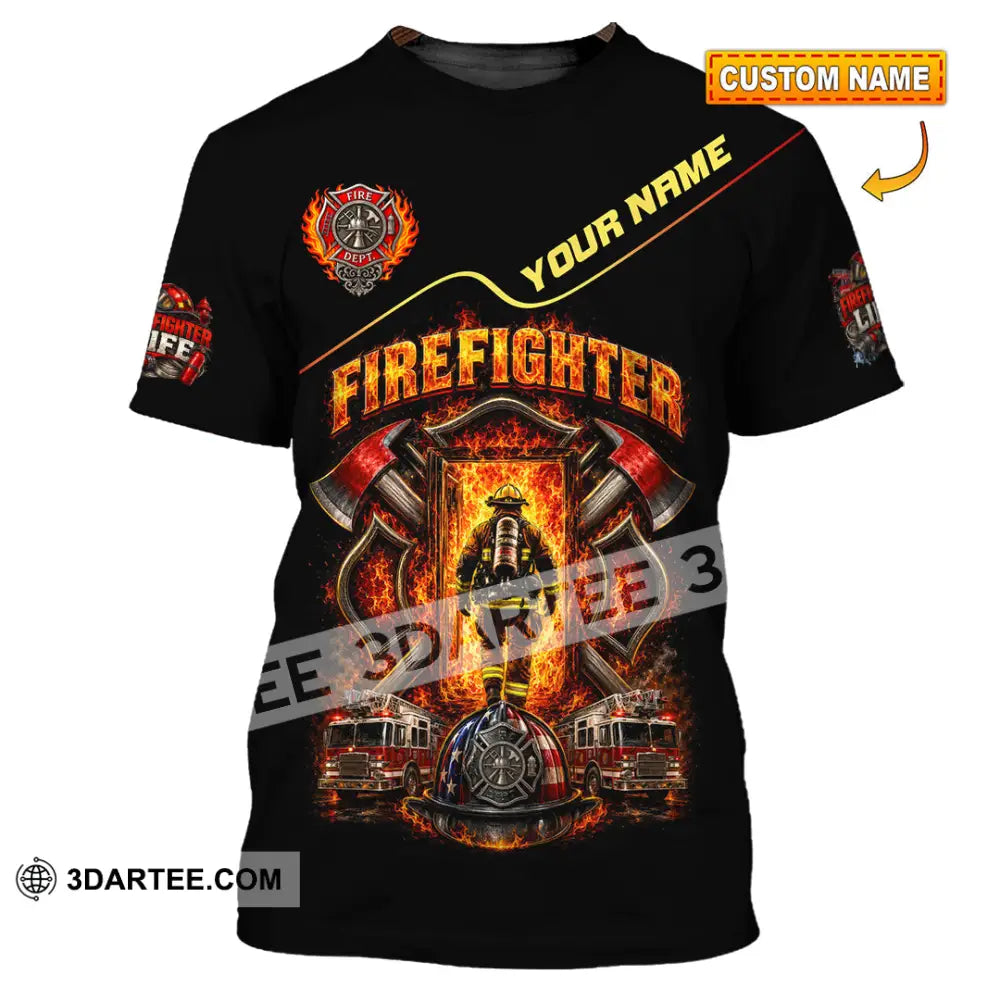 Unisex Shirt - Custom Firefighter Shirt - T-shirt